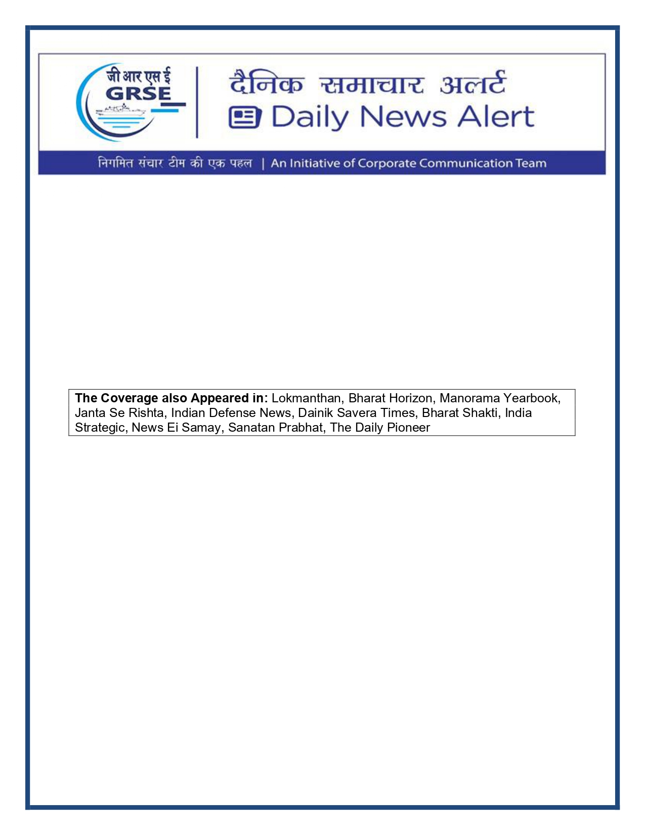  Press Coverage: 02 MAR 26: TIMES OF INDIA 